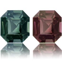 Color Change Garnet,Emerald Cut 1.46-Carat