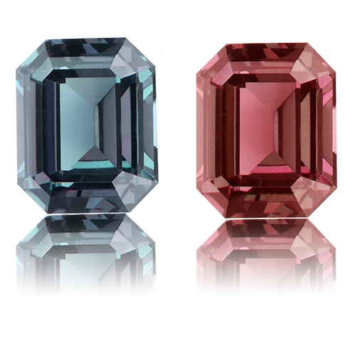 Color Change Garnet,Emerald Cut 1.41-Carat