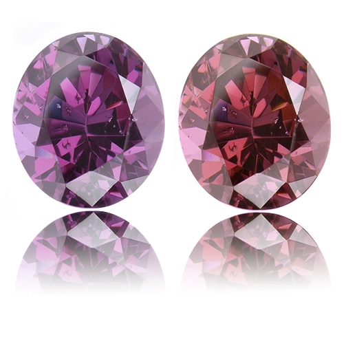 Color Change Garnet,Oval 2.80-Carat