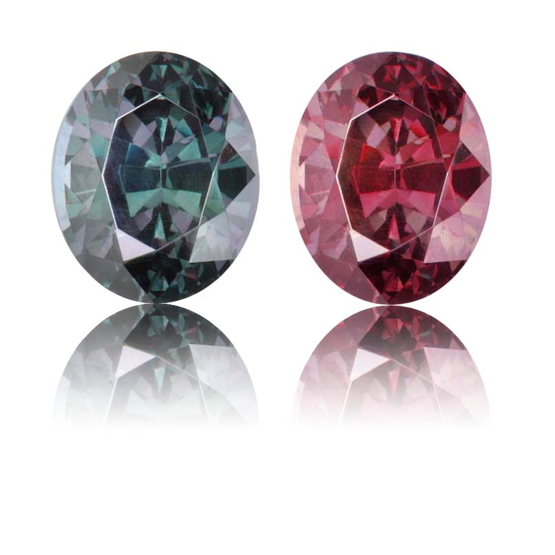 Color Change Garnet,Oval 2.53-Carat