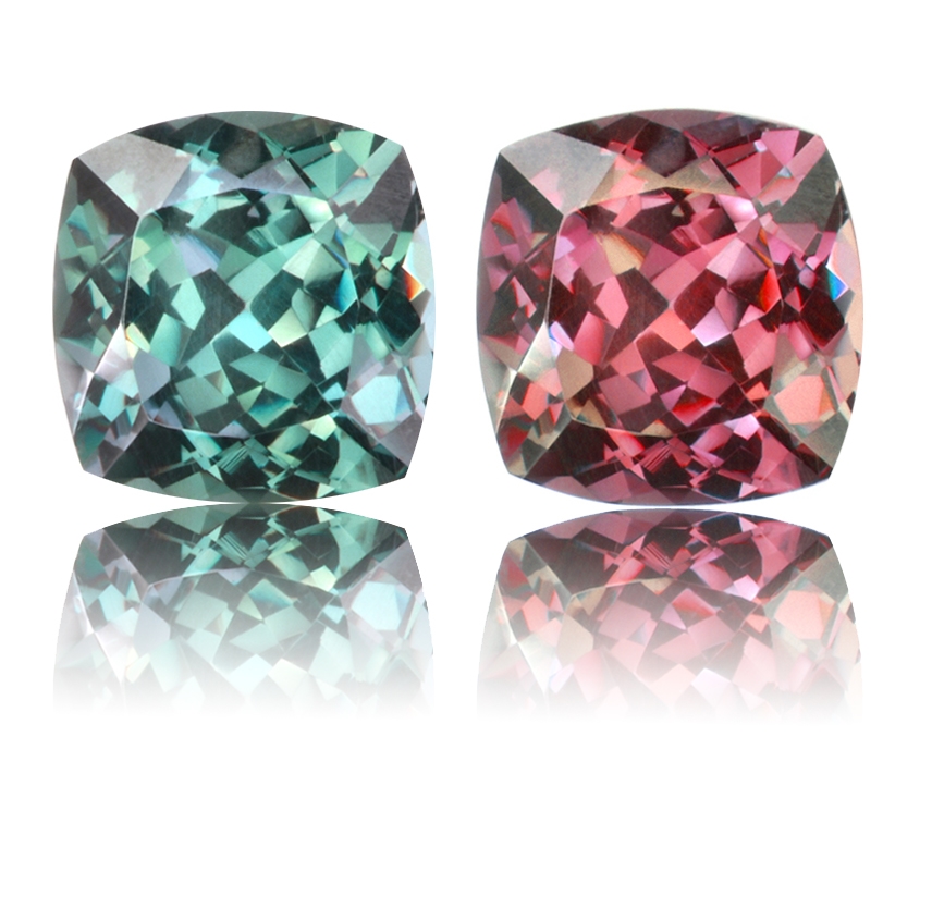 Color Change Garnet,Cushion 1.16-Carat