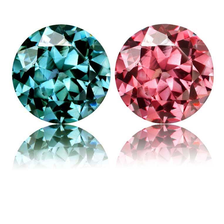 Color Change Garnet,Round 0.86-Carat