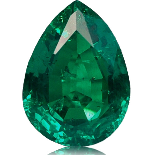Emerald,Pear 1.42-Carat