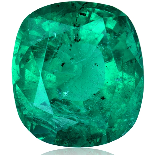 Emerald,Cushion 4.59-Carat