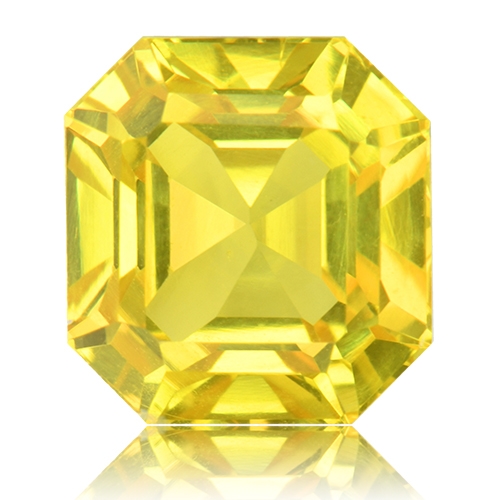 Fancy Sapphire,Emerald Cut 2.85-Carat