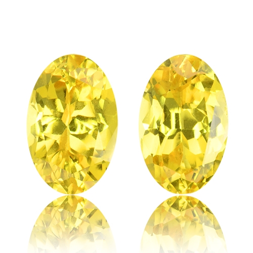 Fancy Sapphire,Matched Pairs 3.08-Carat