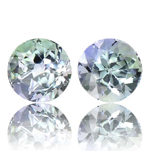 Fancy Tanzanite,Matched Pairs 3.24-Carat