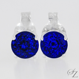 round-tanzanite-earrings-lste061