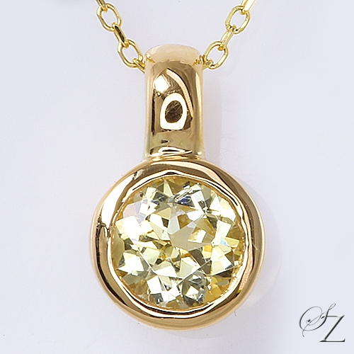 fancy-yellow-tanzanite-pendant-lstp115