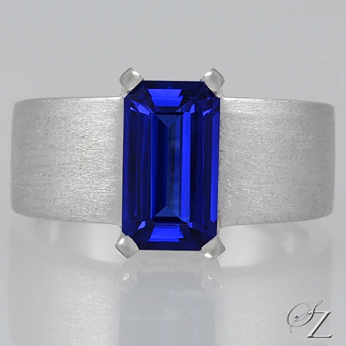 tanzanite-ring-with-brushed-finish-lstr232