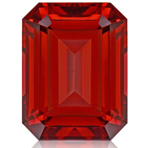 Malaia Garnet,Emerald Cut 2.91-Carat