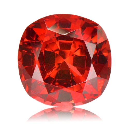 Malaia Garnet,Cushion 3.35-Carat