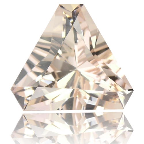 Morganite,Trillion 3.66-Carat