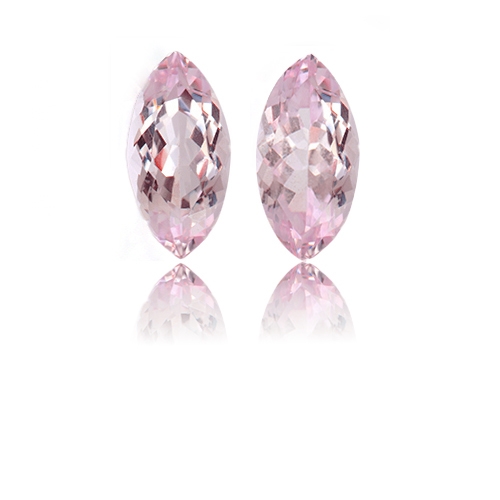 Morganite,Matched Pairs 3.82-Carat
