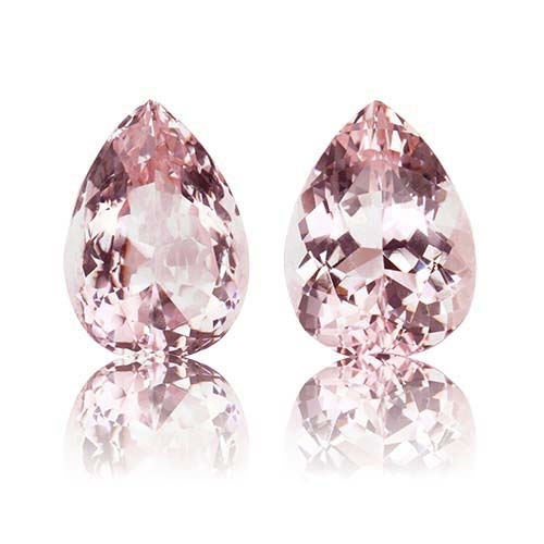 Morganite,Matched Pairs 18.94-Carat