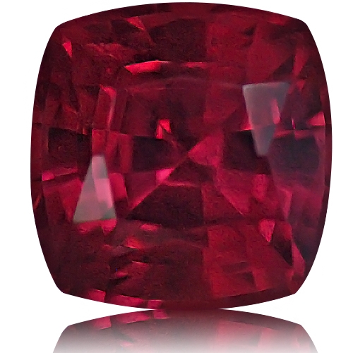 Rhodolite Garnet,Cushion 5.70-Carat