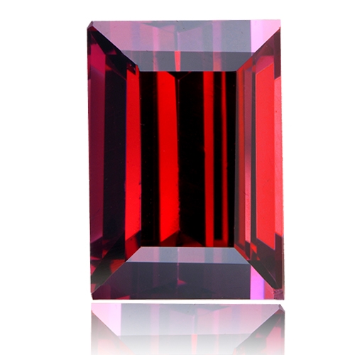 Rhodolite Garnet,Baguette 8.52-Carat