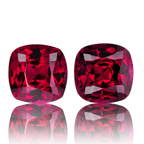 Rhodolite Garnet,Matched Pairs 23.75-Carat