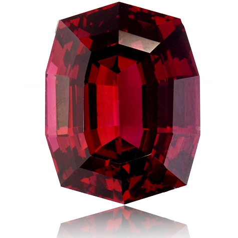 Rhodolite Garnet,Cushion 18.58-Carat