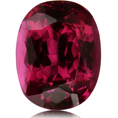 Rhodolite Garnet,Cushion 5.00-Carat