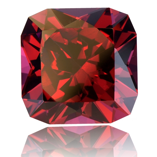 Rhodolite Garnet,Radiant 5.60-Carat