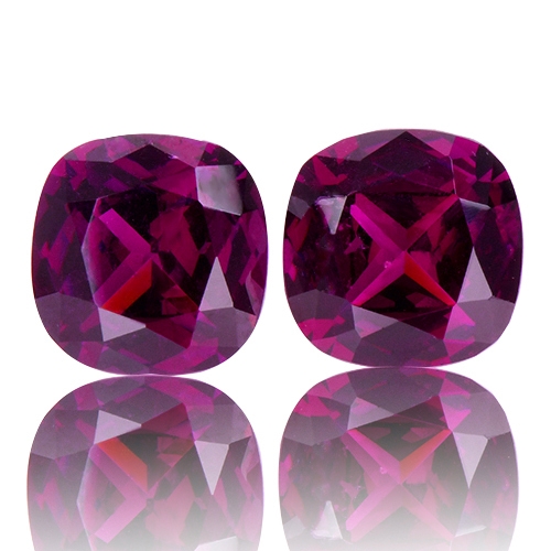Rhodolite Garnet,Matched Pairs 9.04-Carat