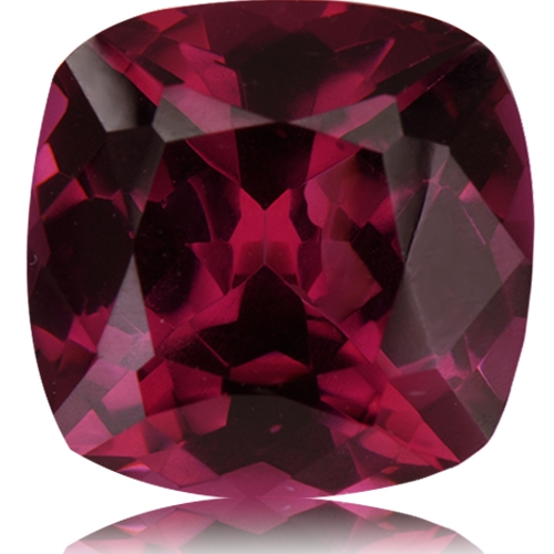 Rhodolite Garnet,Cushion 4.99-Carat
