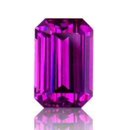 Royal Purple Garnet,Emerald Cut 2.23-Carat