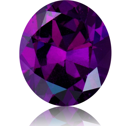 Royal Purple Garnet,Oval 5.63-Carat