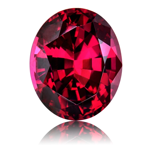 Rhodolite Garnet,Oval 9.04-Carat