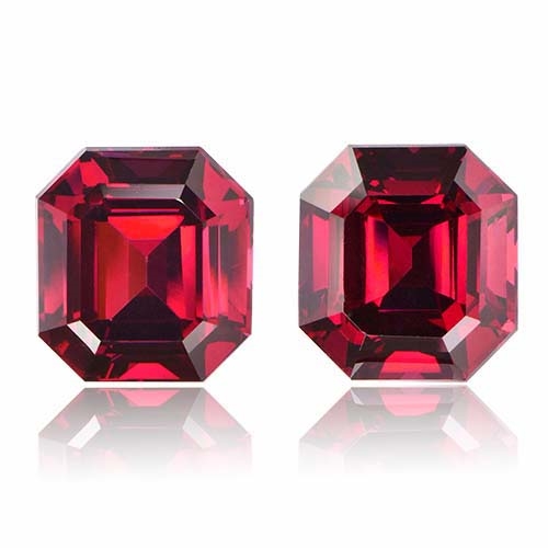 Rhodolite Garnet,Matched Pairs 23.78-Carat