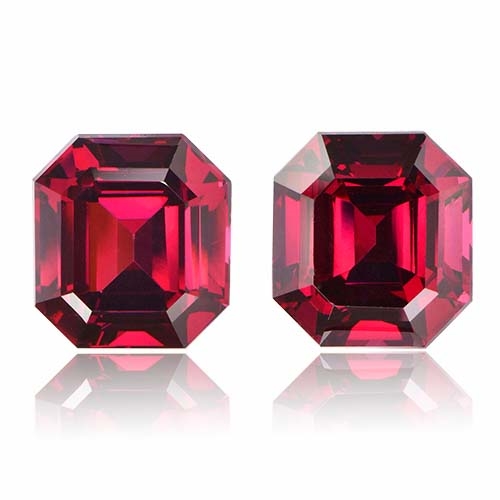 Rhodolite Garnet,Matched Pairs 23.78-Carat