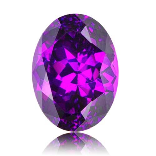 Royal Purple Garnet,Oval 3.39-Carat