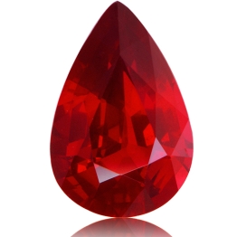 Ruby,Pear 2.14-Carat