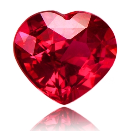 Ruby,Heart 1.01-Carat