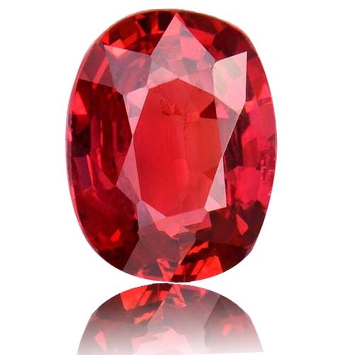 Ruby,Cushion 1.06-Carat