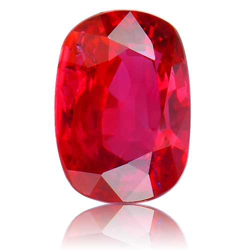 Ruby,Cushion 4.04-Carat