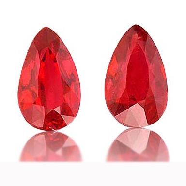 Ruby,Matched Pairs 4.05-Carat