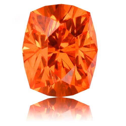 Spessartite Mandarin Garnet,Cushion 2.57-Carat
