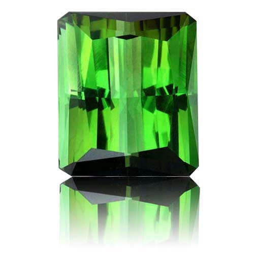 Tourmaline,Emerald Cut 9.22-Carat