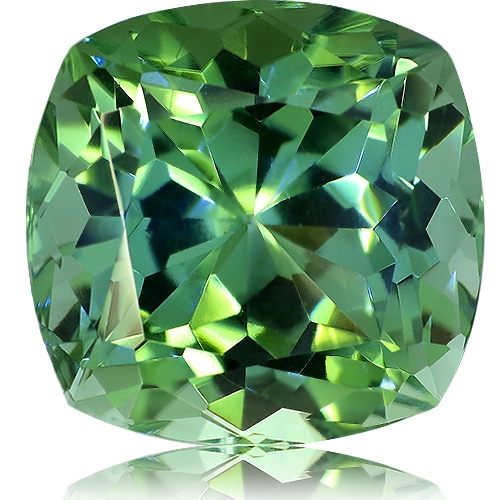 Tourmaline,Cushion 14.06-Carat
