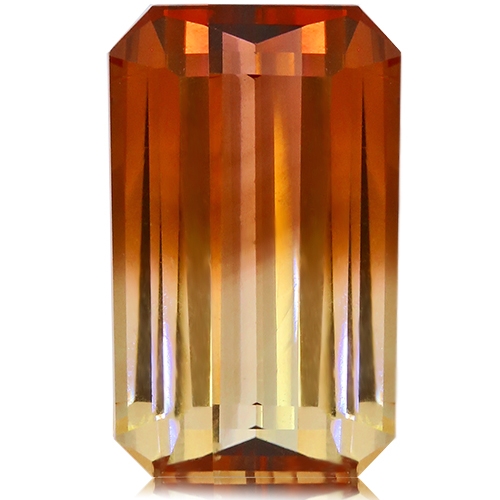 Tourmaline,Emerald Cut 7.68-Carat