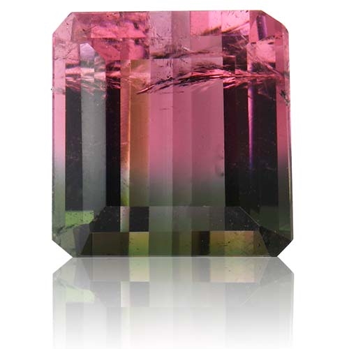 Tourmaline,Emerald Cut 7.21-Carat