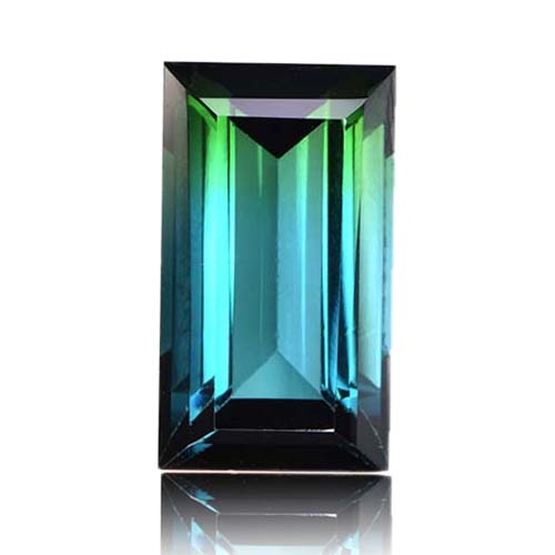 Tourmaline,Emerald Cut 5.76-Carat