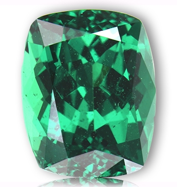 Tsavorite,Cushion 1.10-Carat