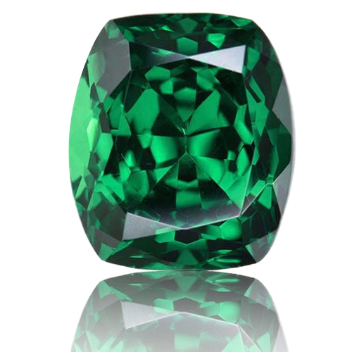 Tsavorite,Cushion 2.83-Carat
