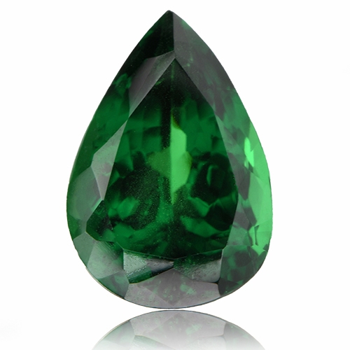 Tsavorite,Pear 2.84-Carat