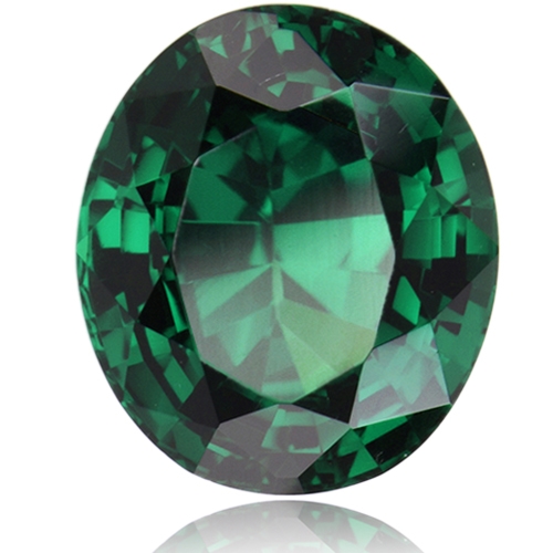 Tsavorite,Oval 3.37-Carat