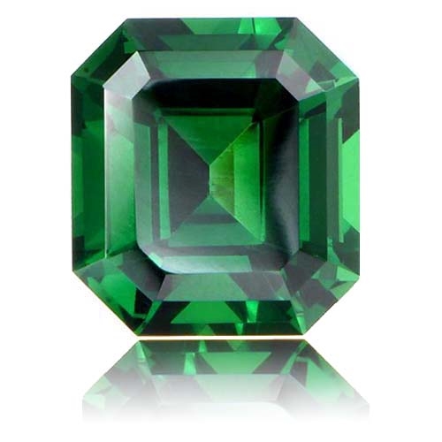 Tsavorite,Emerald Cut 4.16-Carat