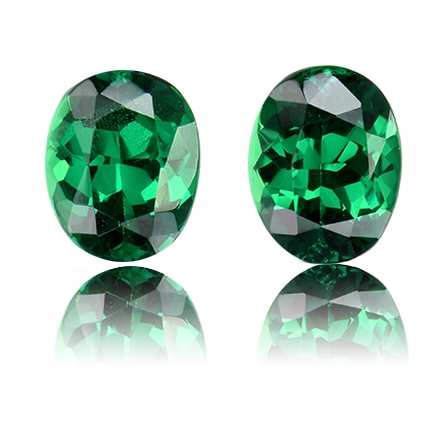 Tsavorite,Matched Pairs 1.80-Carat